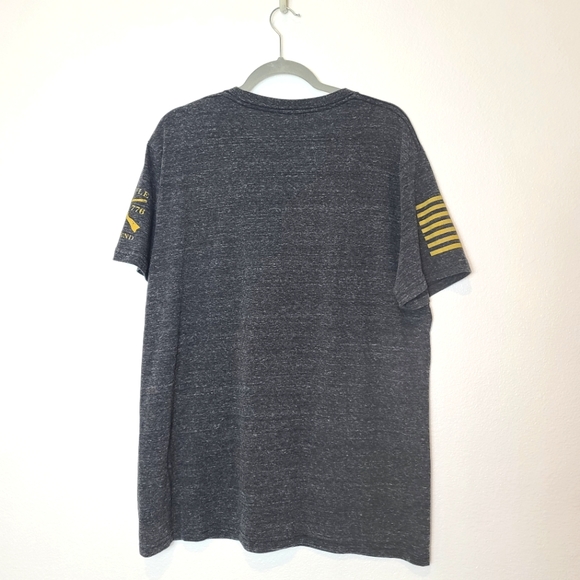 GRUNT STYLE Men's American Forged 1776 Graphic Tee Heathered Gray - Picture 7 of 7